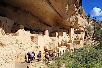Cliff Palace in Mesa Verde National Park near Cortez, Colorado.