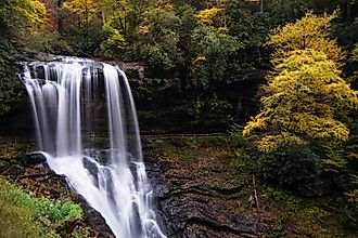 Dry Falls at Highlands, North Carolina.