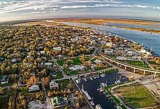Overlooking Apalachicola, Florida.