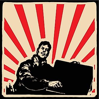 Old communism poster