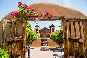 El Santuario de Chimayo pilgrimage site in New Mexico