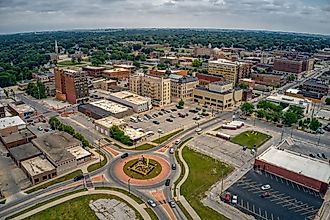 Overlooking Fort Dodge, Iowa, in summer.