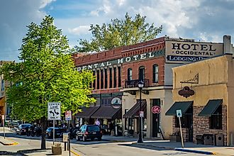 The Occidental Hotel Lodging and Dining in Buffalo, Wyoming. Image credit: Cheri Alguire / Shutterstock.com.