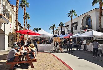 Farmer's market in La Quinta, California.