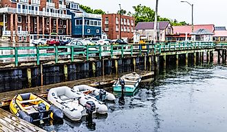 Marina Harbor in Castine, Maine. Image credit Kristi Blokhin via Shutterstock