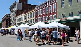 nnual Cheese Festival in Little Falls, New York. Editorial credit: Theresa Lauria / Shutterstock.com.