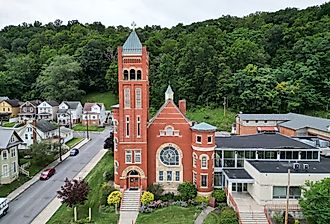 Downtown Tyrone, Pennsylvania.