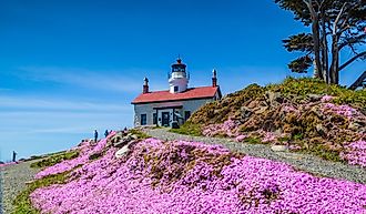 Battery Point Lighthouse in Crescent City, California.