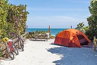 Camping experience in Florida.