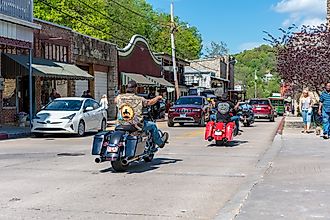 Downtown Eureka Springs, Arkansas.