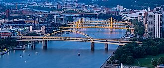 Pittsburgh holds the record for the most bridges in a single city in the world. Editorial credit: SNEHIT PHOTO / Shutterstock.com