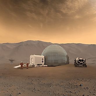 Mars Ice Home concept. Credit: NASA/Clouds AO/SEArch, Public domain, via Wikimedia Commons