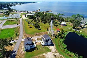 Cape San Blas Lighthouse in George Core Park Port St. Joe Florida Panhandle 09.15.2025