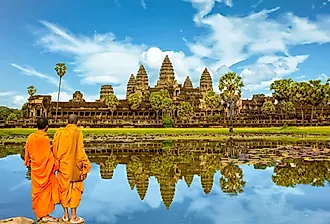 The temple complex of Angkor Wat in Cambodia. Image credit Sakdawut Tangtongsap via Shutterstock 