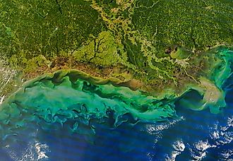 Louisiana coasts shows the impact of Hurricane Ikes powerful storm.