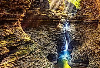 Watkins Glen State Park in Upstate New York is one of the most visited state parks in the country.