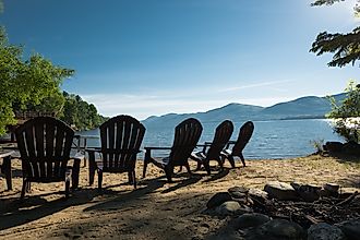 Black Point Beach in Ticonderoga, New York.