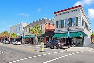 Downtown street in Beaufort, South Carolina. Image credit Stephen B. Goodwin via Shutterstock