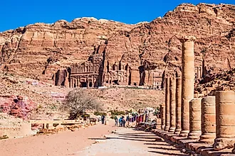 The ancient city of Petra, Jordan.