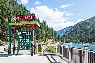 Scenic views along the Cascade Loop Scenic Byway.