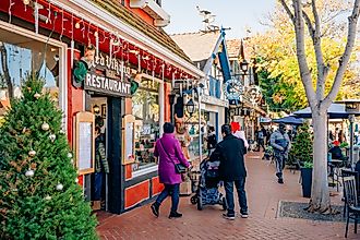 Christmas in Solvang. Editorial credit: HannaTor / Shutterstock.com