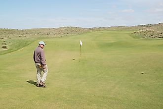 Man at Aspen Golf Club.