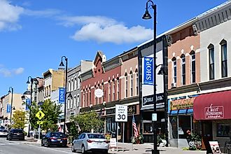 Main Street in downtown Canandaigua, New York, via Ritu Manoj Jethani / Shutterstock.com