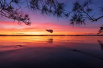 Lake Macquarie in New South Wales, Australia.