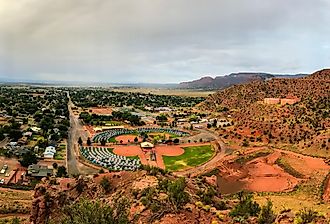 Sunrise in Kanab, Utah.