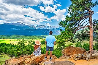Rocky Mountains National Park near Estes, Colorado.