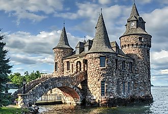 Power House of Boldt Castle in Thousand Islands, New York.