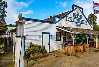 Joyce General Store, Joyce, Washington State, USA. Editorial credit: Danita Delimont / Shutterstock.com