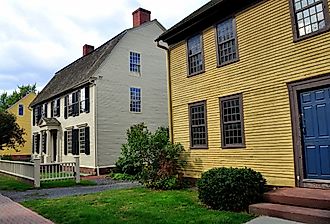Silas Deane House, Joseph Webb House, and the Isaac Stevens House, Wethersfield, Connecticut. Image credit LEE SNIDER PHOTO IMAGES via Shutterstock