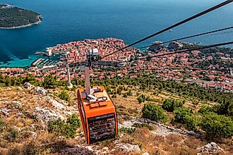 The beautiful town of Dubrovnik, Croatia.