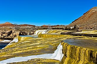 Hot Springs State Park, Thermopolis, Wyoming. 