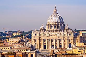 St. Peters Basilica, in Vatican City, is said to be the largest church in the world. 