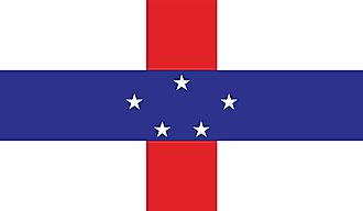 Flag of the former Netherlands Antilles. 