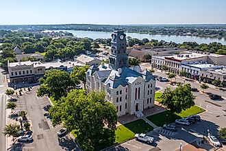 Aerial view of Granbury, Texas. Image credit: Lone Star Stock / Shutterstock.com.
