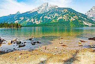 Jenny Lake in Grand Teton National Park, Wyoming, USA