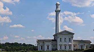 Louisville Water water tower and pumping station. Credit: N.A. Holmes/Shutterstock.com