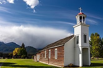 St. Mary's Mission in Stevensville, Montana.