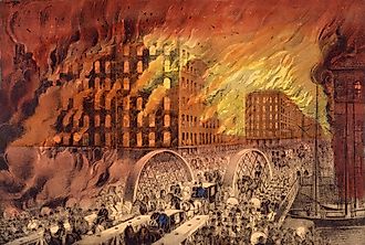 In 1871, Chicago experienced a massive fire that forced the city to rebuild. However, this fire was not among the United States' deadliest.