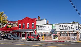 Shops at Main Street Bridgeport, California.