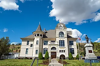The Garfield County Courthouse in Pomeroy, Washington.