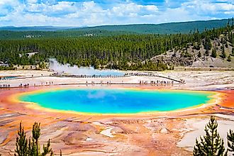 Grand Prismatic Spring, Yellowstone National Park.