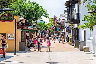 St. George Street in St. Augustine, Florida. Image credit Andriy Blokhin via Shutterstock