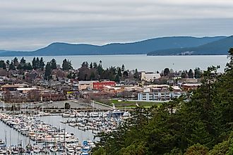 Aerial view of Anacortes, Washington. Image credit: Angela Dukich / Shutterstock.com