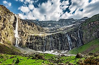 Gavernie Falls, Pyrenees mountains.