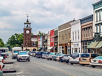 The old clock tower in Georgetown, South Carolina. Editorial credit: Andrew F. Kazmierski / Shutterstock.com