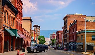 Downtown Butte, Montana.